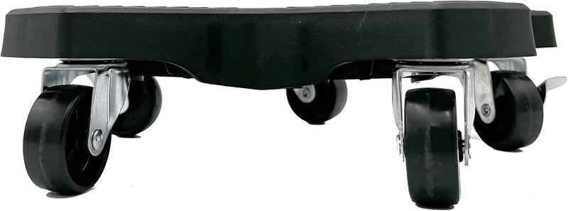 Bosmere 14" Plant Caddie - Heavy-Duty Rolling Plant Stand with Locking Wheels, 500 lb Capacity – Durable Plant Caddy for Indoor/Outdoor Use, Charcoal - Image 3